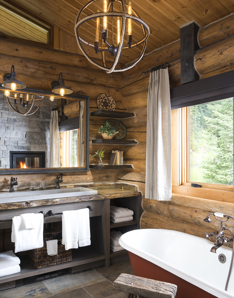 lone mountain ranch coyote cabin bathroom