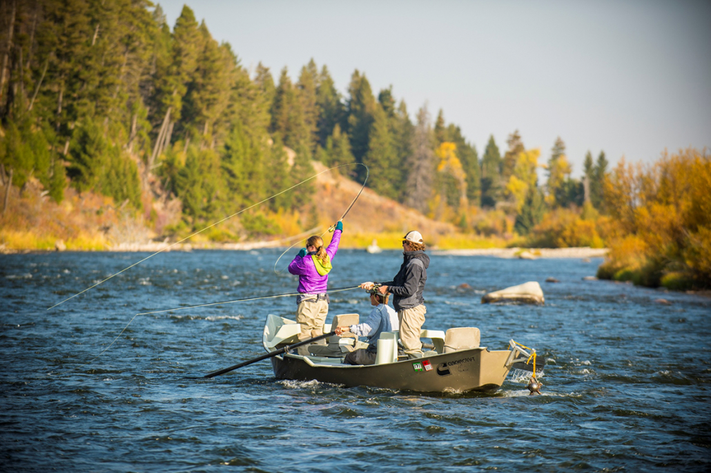 fly fishing experience at lone mountain ranch