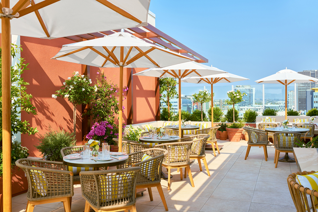 thompson hollywood rooftop terrace