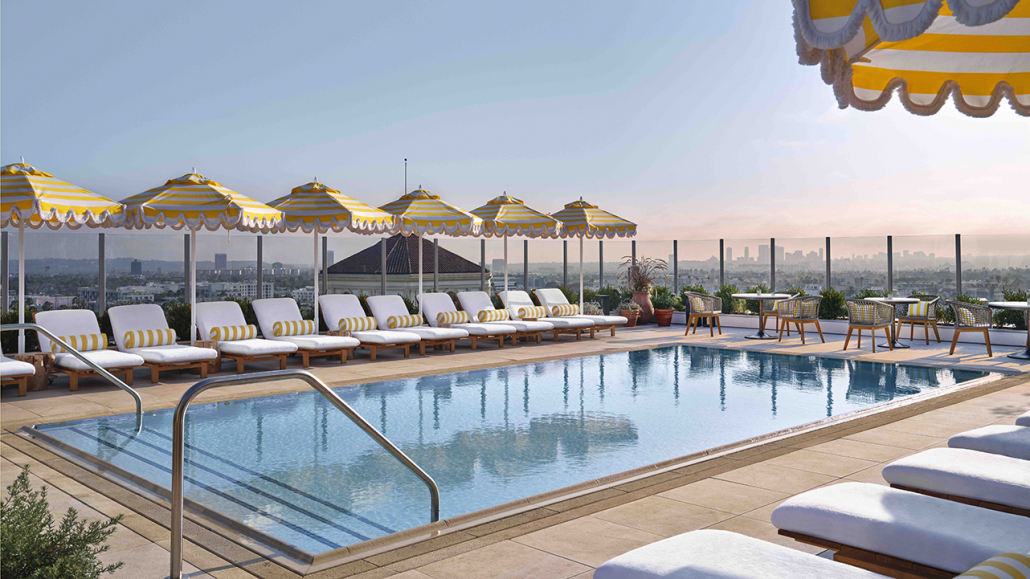 thompson hollywood rooftop pool