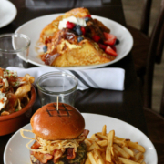 best restaurants for a hangover brunch in los angeles food spread
