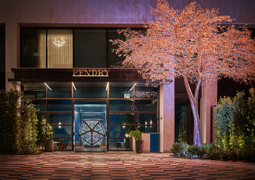 the pendry hotel west hollywood front entrance