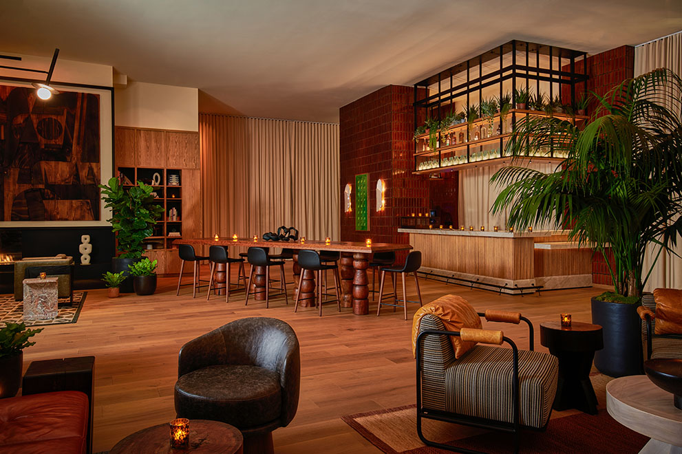 tommie hotel hollywood lobby
