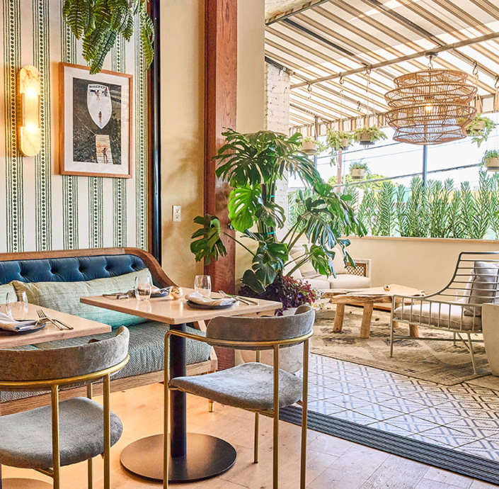 melroseplace restaurant and rooftop lounge charms in west hollywood
