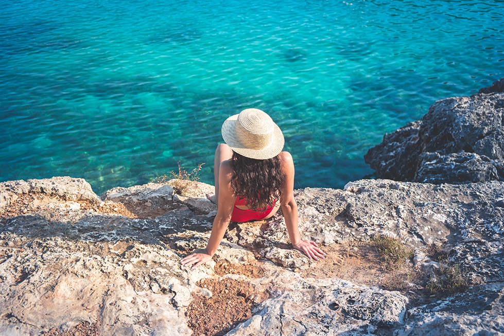 girl in mallorca spain