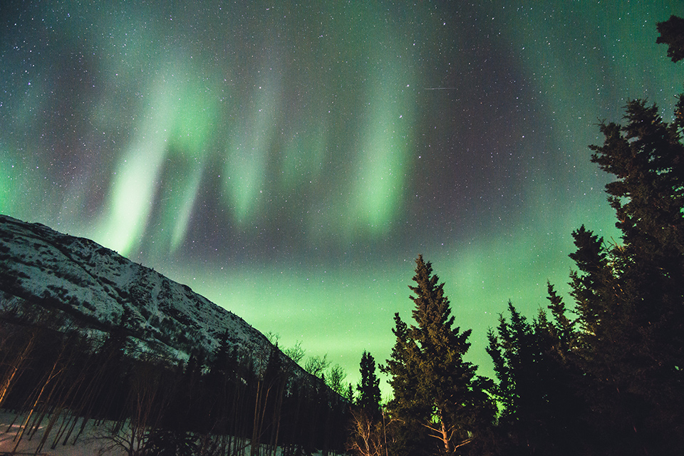 northern lights yukon canada