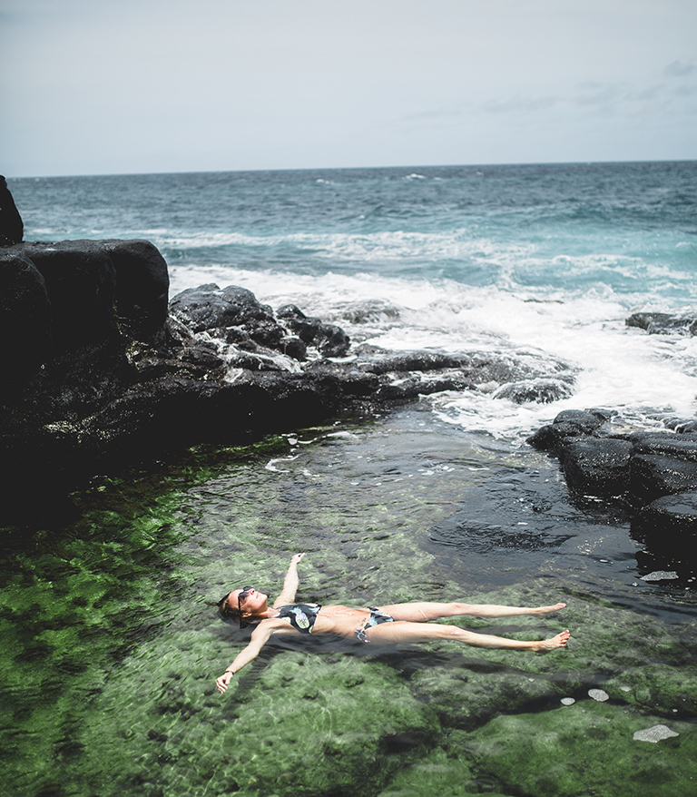 queens bath kauai hawaii natural pool