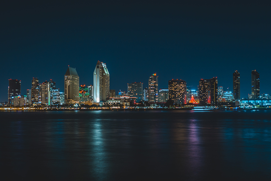 san diego at night