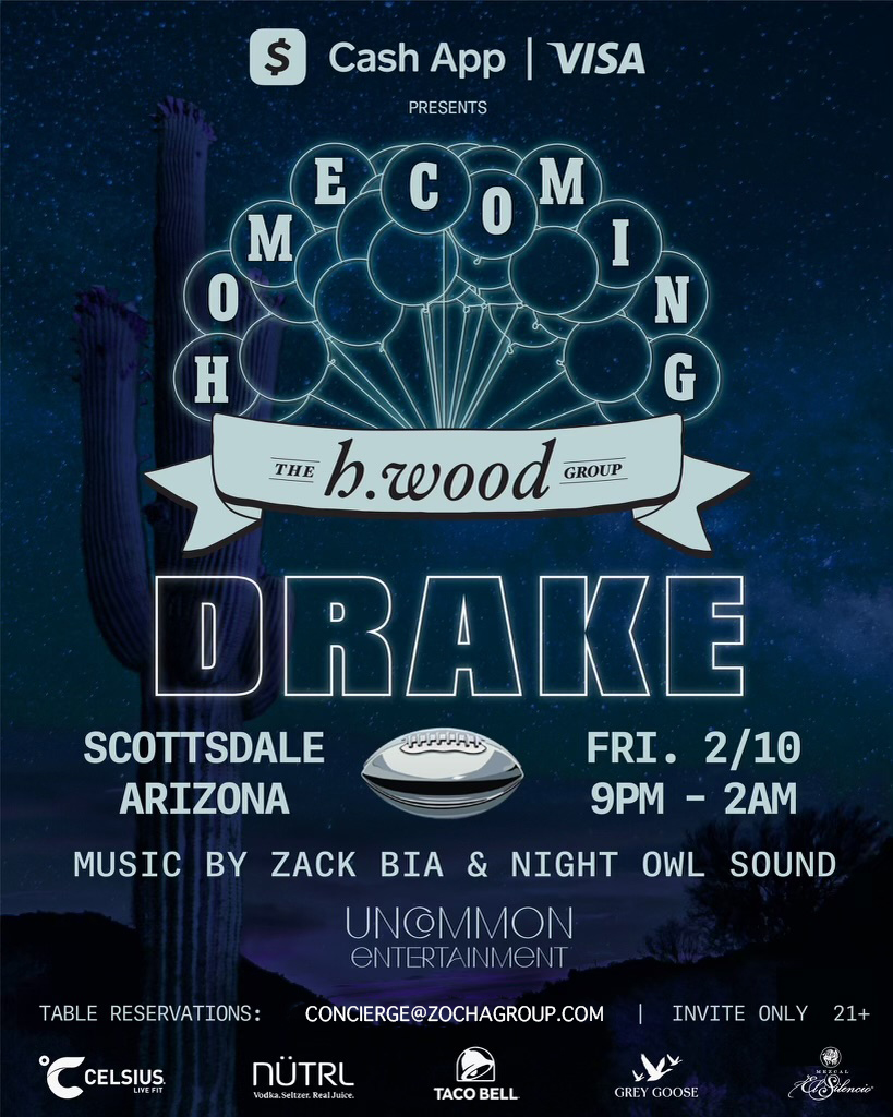 hwood group homecoming drake scottsdale parties events