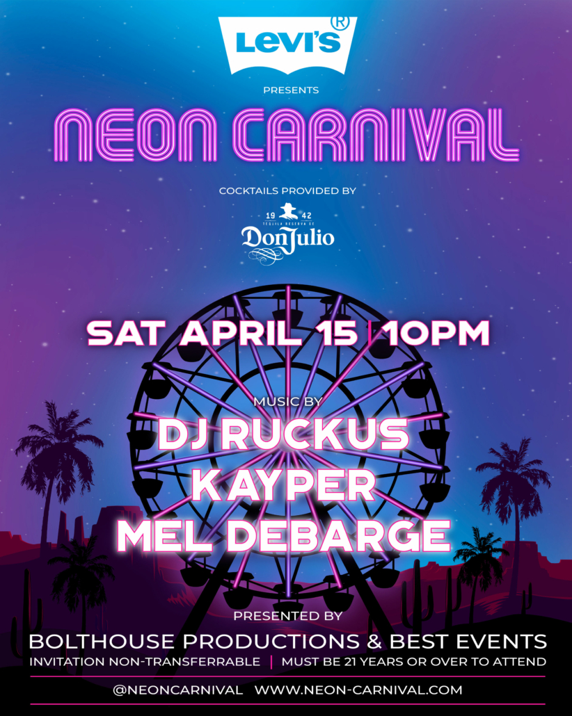 Neon Carnival 2023 Zocha Group Events & Experiences