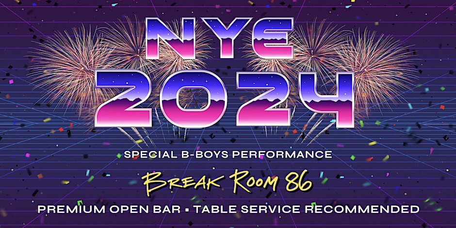 break room 86 nye 2024 new years eve los angeles k town events