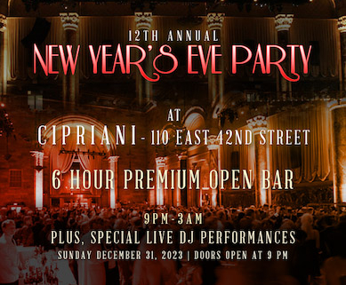 cipriani 42nd st nye 2024 nyc new years eve events