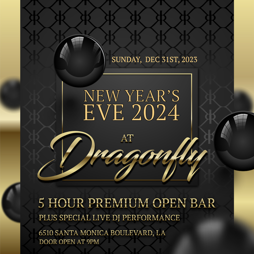 dragonfly hollywood nye 2024 new years eve los angeles events