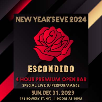escondido nyc nye 2024 new years eve events