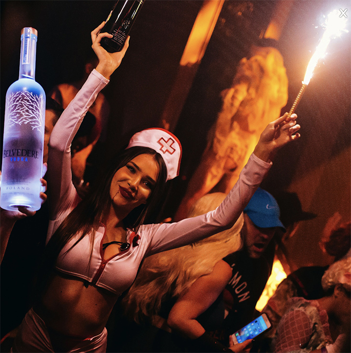 highlight room halloween bottle service los angeles