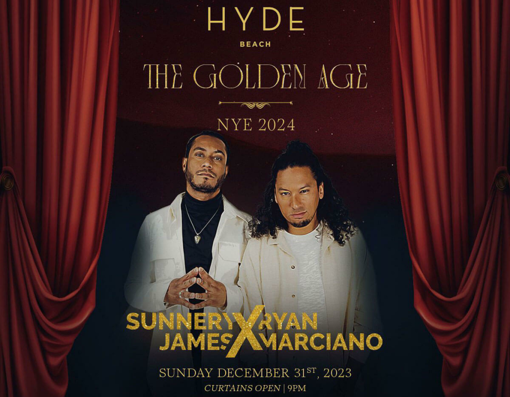 hyde beach nye 2024 new years eve miami south beach events sunnery james ryan marciano