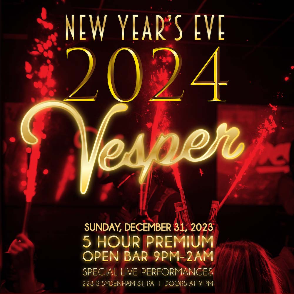 vesper philly nye 2024 new years eve philadelphia events