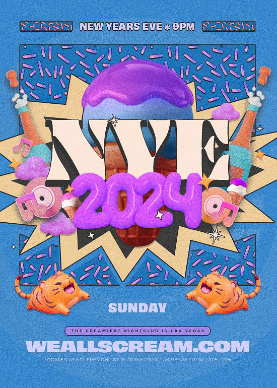 We All Scream New Years Eve 2024 Vegas Vegas NYE Events