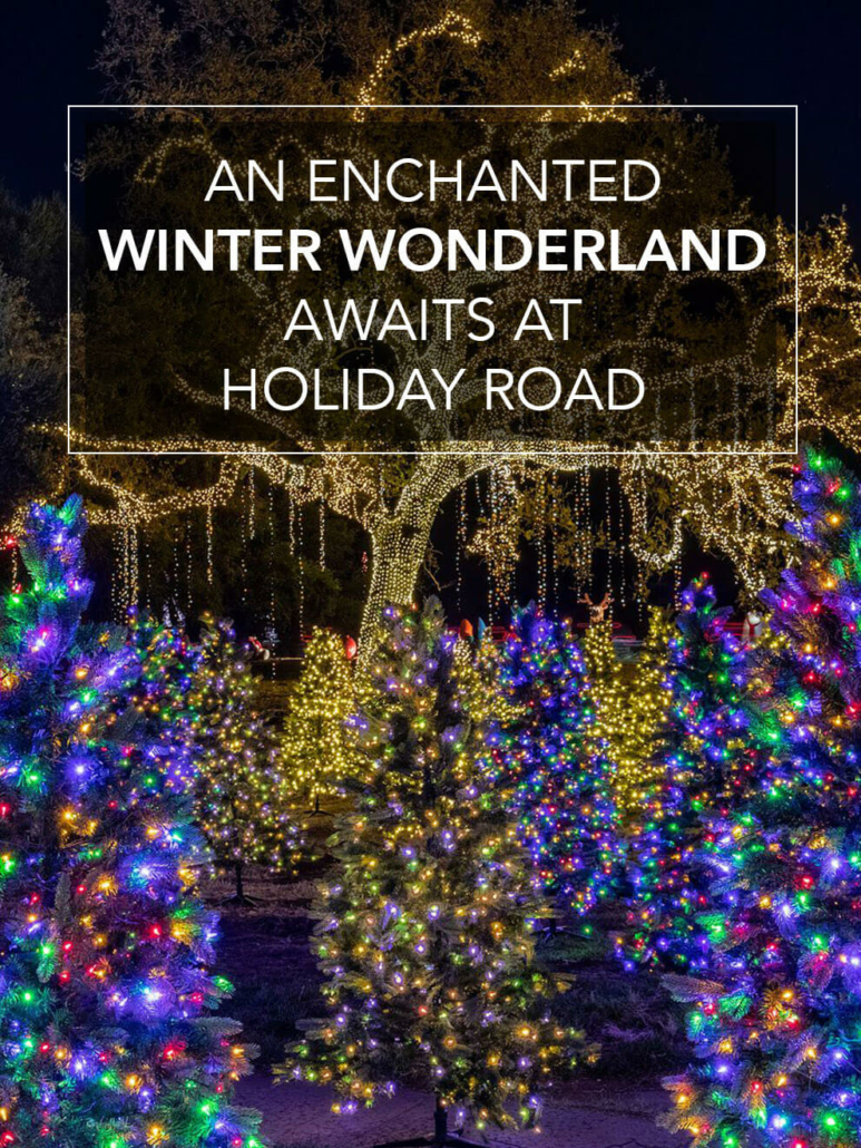 an enchanted winter wonderland awaits at holiday road in calabasas