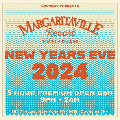 margaritaville times square nye 2024 new years eve nyc events