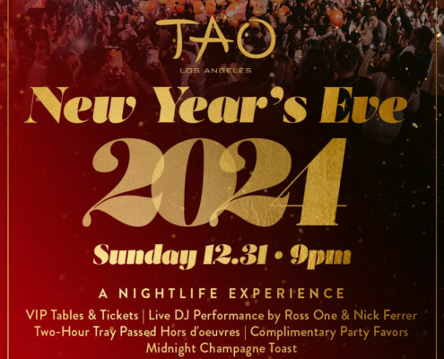 tao los angeles nye 2024 new years eve los angeles events