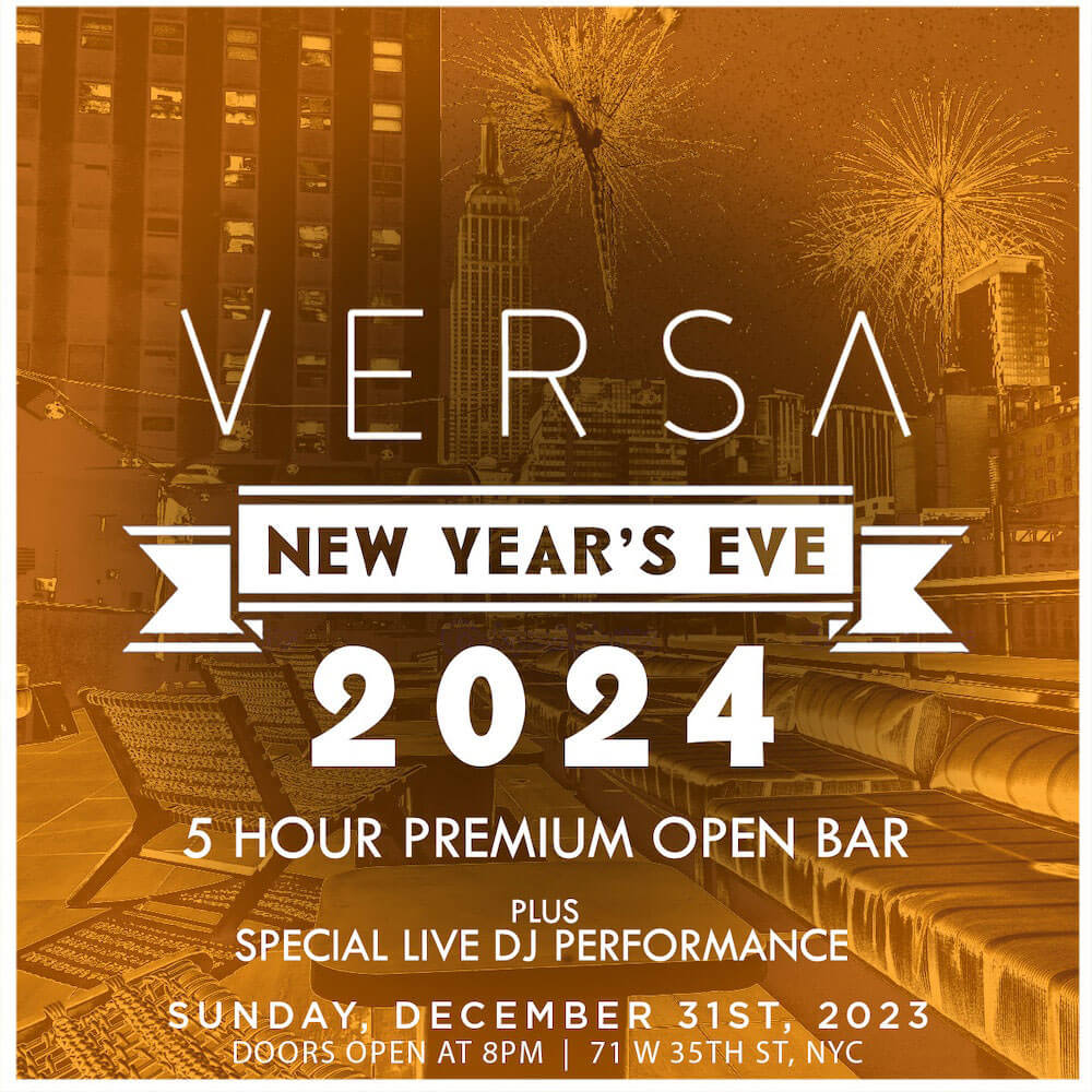 versa rooftop nyc nye 2024 new years eve events