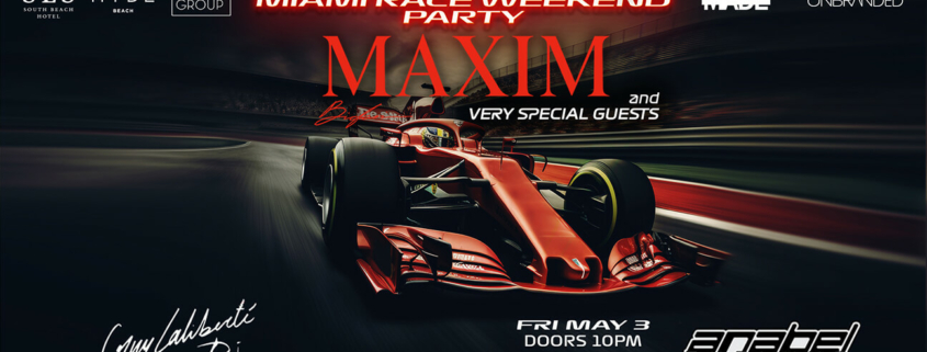 maxim miami race weekend party f1 grand prix 2024
