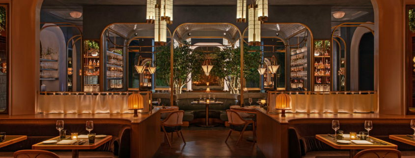 dining room at Bourbon Steak New York