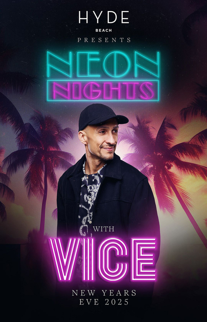 hyde beach nye 2025 new years eve miami vice