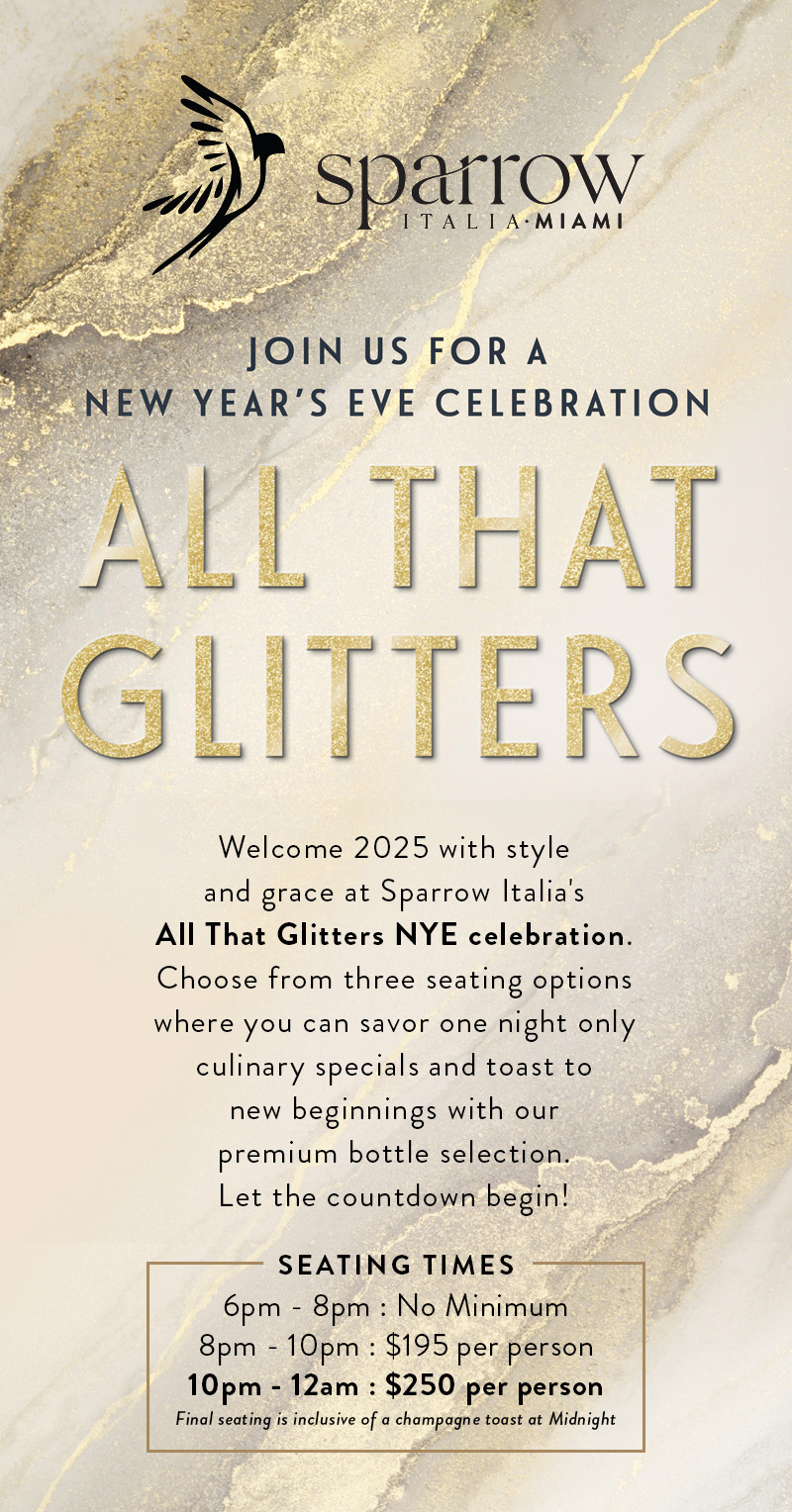 sparrow miami nye 2025 new years eve miami dinner events